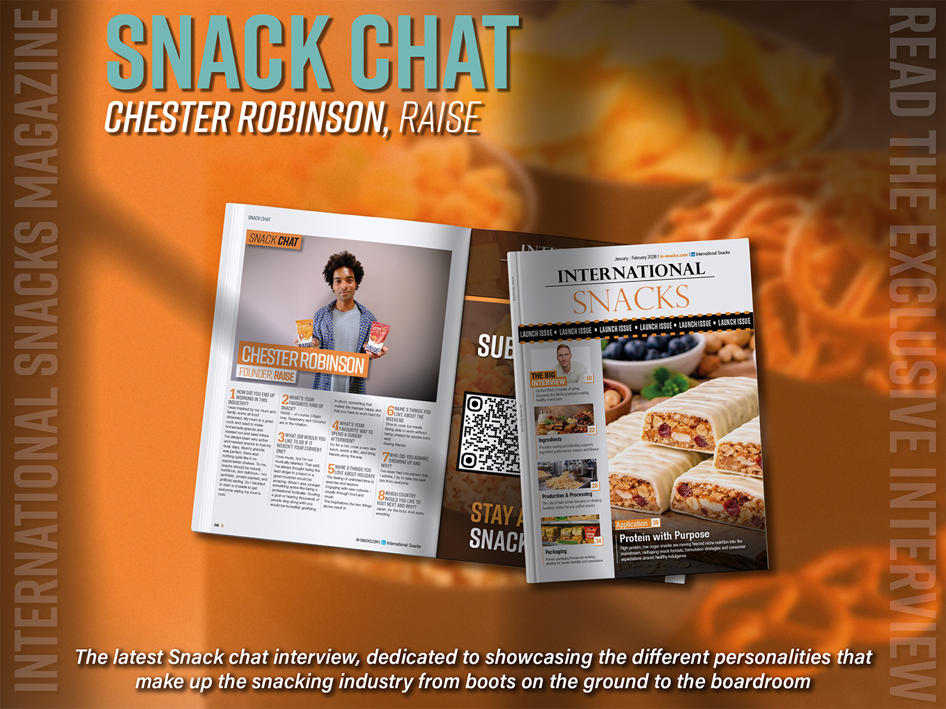Snacks Magazine Example Snack Chat - Chester Robinson - International Snacks Magazine