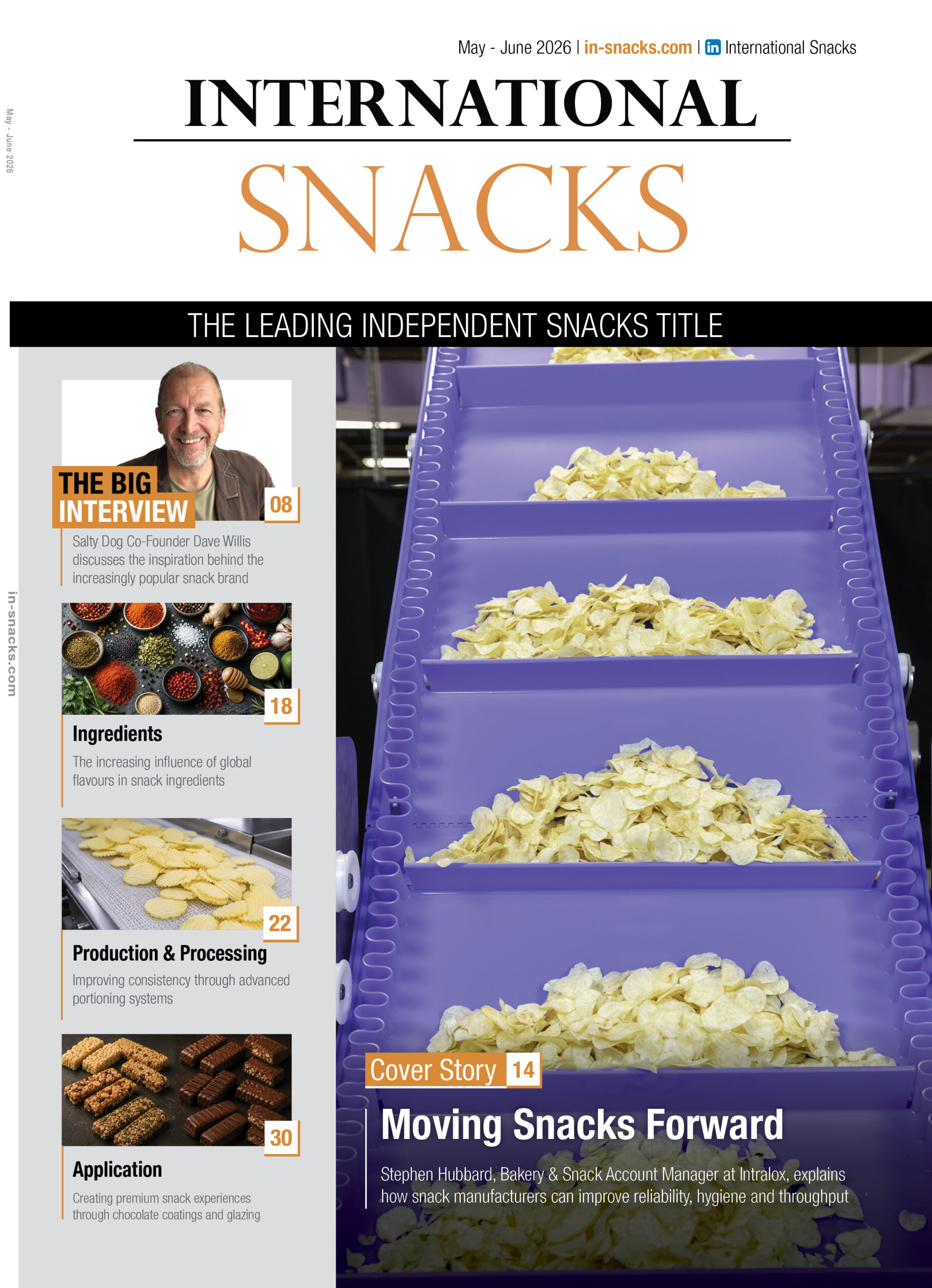 Snacks Magazine Example May - June 2026 Issue - International Snacks Magazine